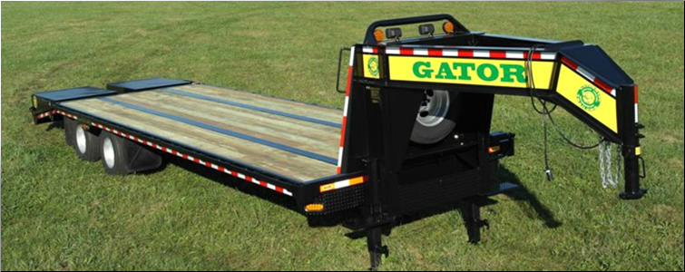 GOOSENECK TRAILER 30ft tandem dual - all heavy-duty equipment trailers special priced  Noble County, Ohio